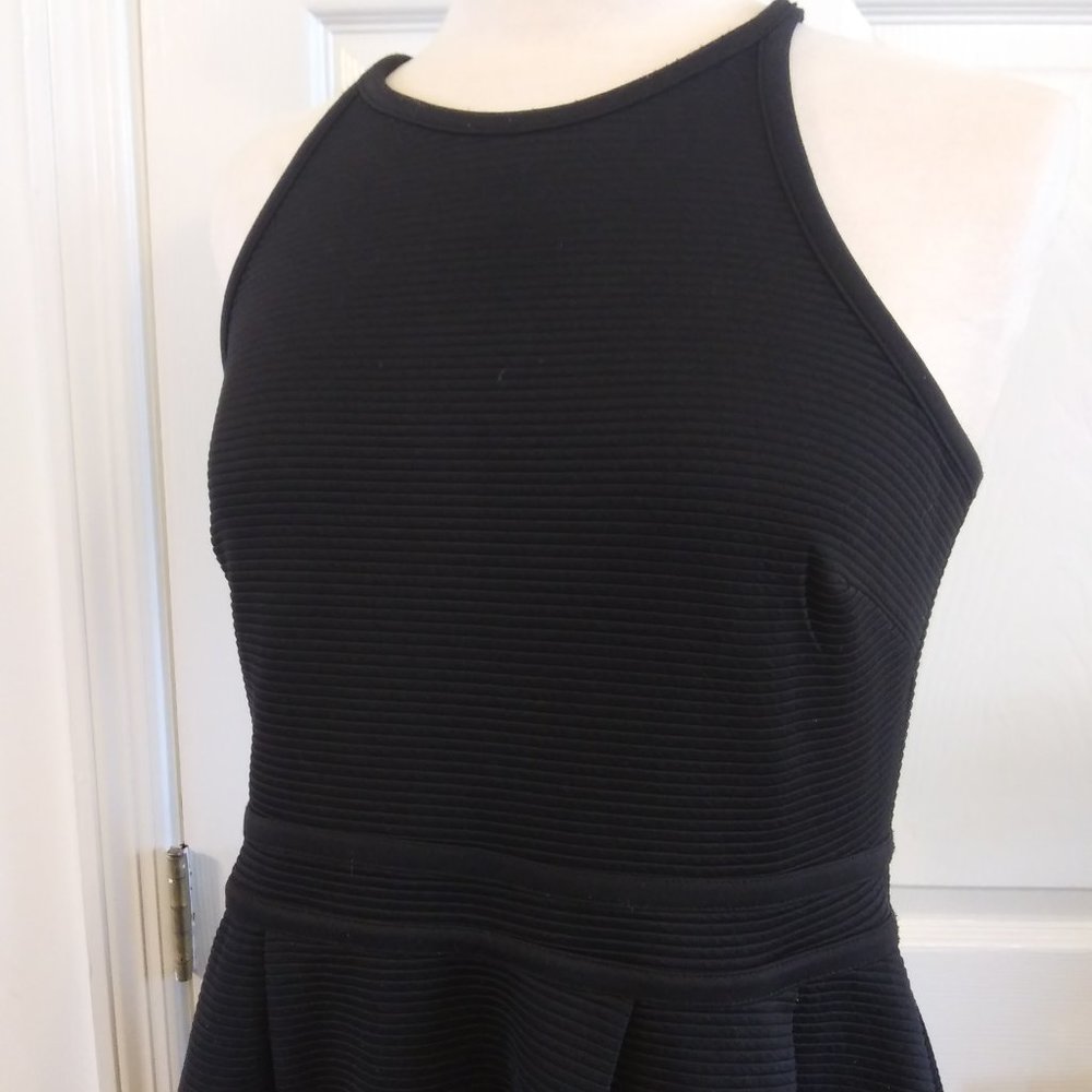 Mossimo | Black Knit Fit and Flare Dress | M